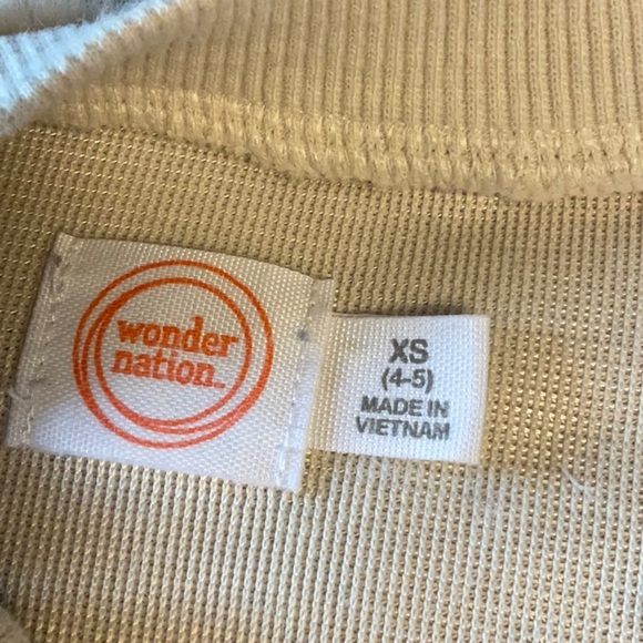 Wonder Nation Cream Pullover Sweatshirt - Picture 3 of 5